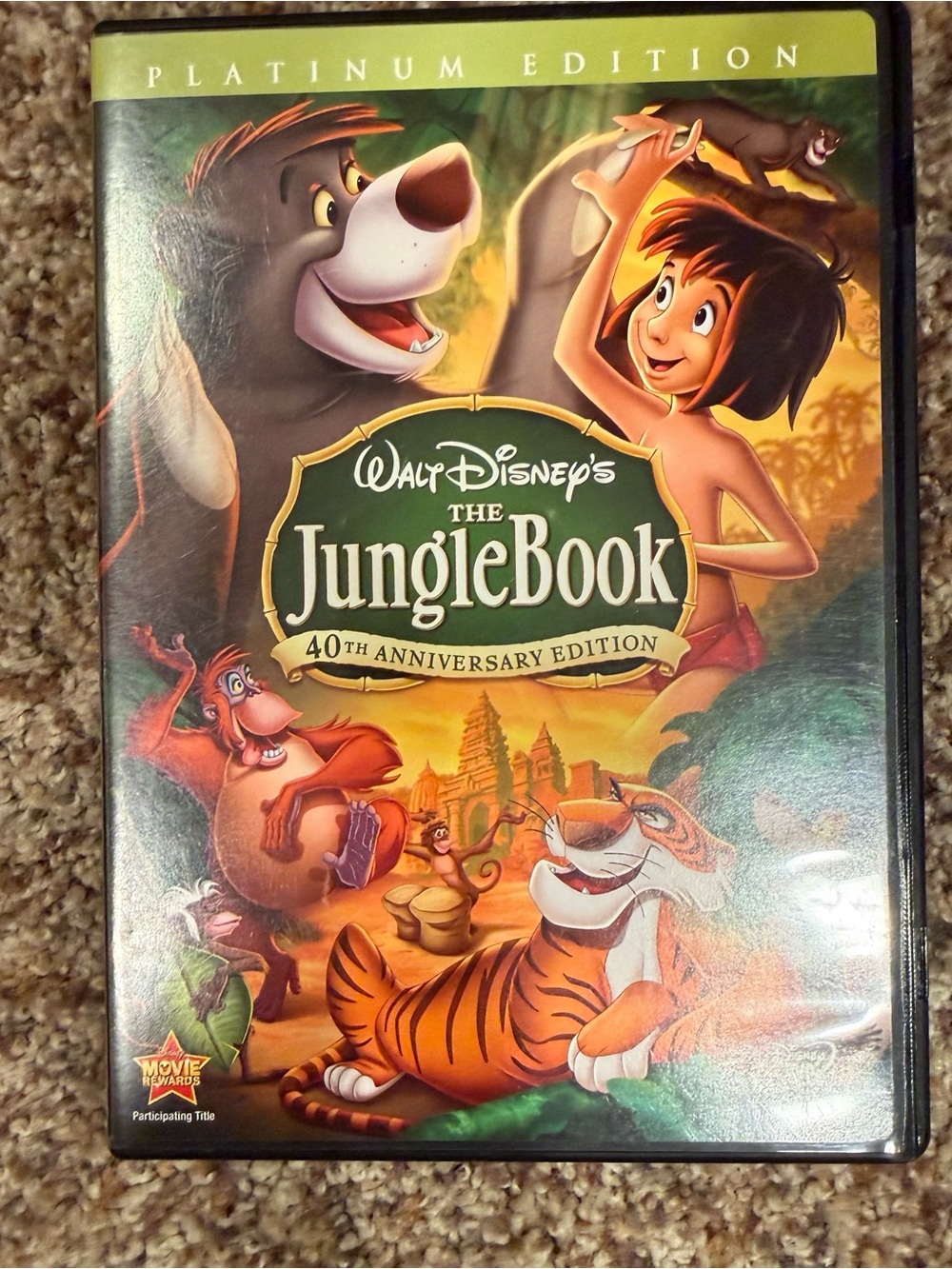 Jungle Book DVD.